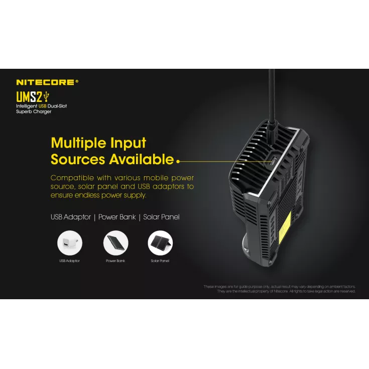 Nitecore UMS2 Charger 7 Nitecore UMS2 Charger - Image 7
