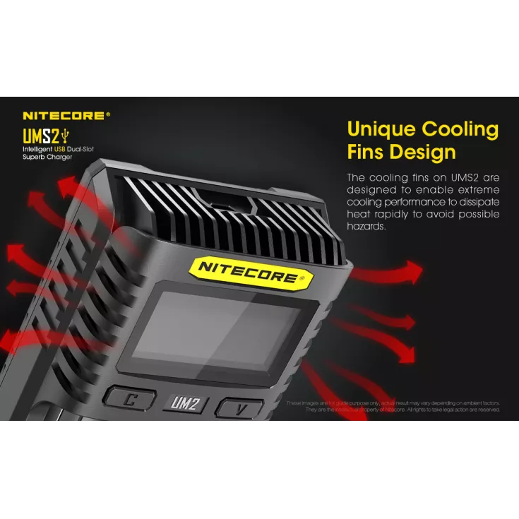 Nitecore UMS2 Charger 11 Nitecore UMS2 Charger - Image 11