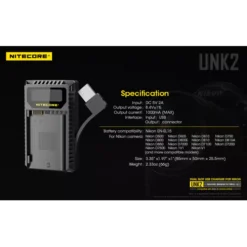 Nitecore UNK2 Nikon Camera Charger -Nitecore Nitecore UNK2 11