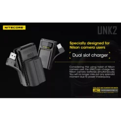 Nitecore UNK2 Nikon Camera Charger -Nitecore Nitecore UNK2 2