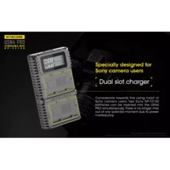 Nitecore USN4 Pro Sony Camera Charger -Nitecore Nitecore USN4 5