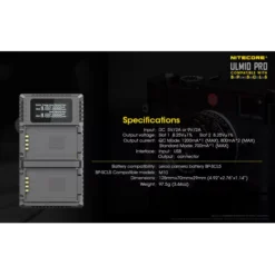 Nitecore ULM10 Pro Leica Camera Charger -Nitecore ULM10 Pro 10