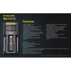 Nitecore UM2 Charger -Nitecore UM2 8