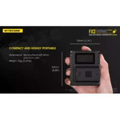 Nitecore FX3 Fujifilm Camera Charger -Nitecore nitecore fx3 10