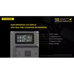 Nitecore FX3 Fujifilm Camera Charger -Nitecore nitecore fx3 9