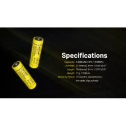 Nitecore 21700 NL2153HP Li-ion High Performance (5300mAh) Battery -Nitecore nitecore nl2153hp 8