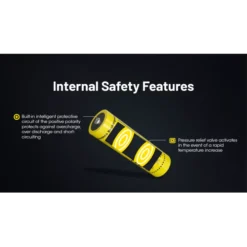 Nitecore 21700 NL2160 Li-ion Battery (6000mAh) -Nitecore nitecore nl2160 3