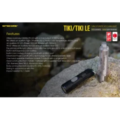Nitecore TIKI -Nitecore nitecore tiki 11