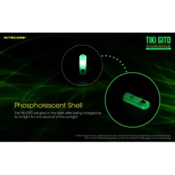 Nitecore TIKI GITD -Nitecore nitecore tiki gitd green 2