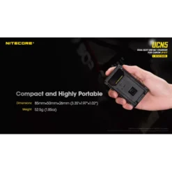 Nitecore UCN5 Canon Camera Charger -Nitecore ucn5 06